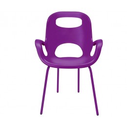 Стул дизайнерский OH Chair баклажановый