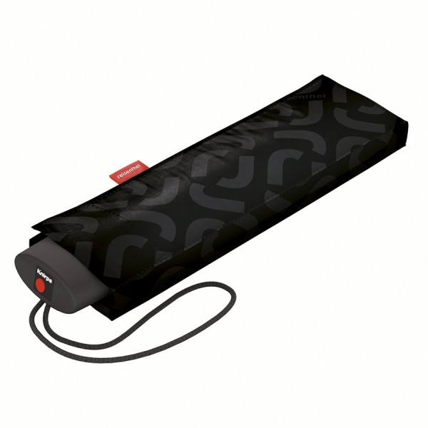 Зонт механический Pocket mini signature black hot print