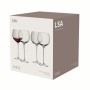Набор из 4 круглых бокалов для вина LSA Wine 570 мл