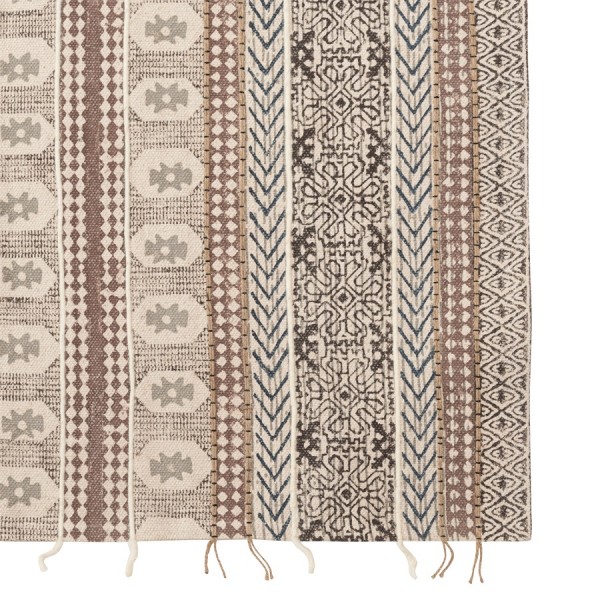 Ковер из хлопка, шерсти и джута с геометрическим орнаментом из коллекции Ethnic, 200х300 см