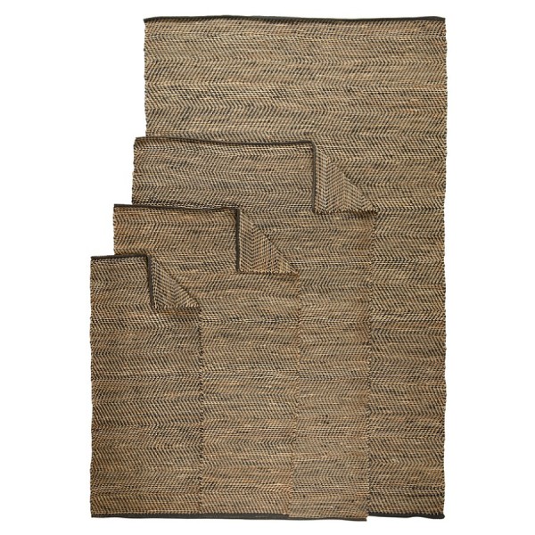 Ковер из джута с орнаментом Зигзаг Ethnic, 70х160 см