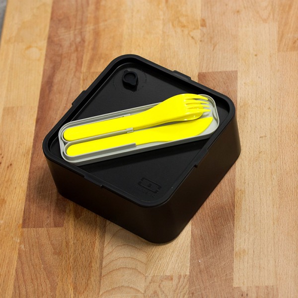 Набор из 3 столовых приборов в футляре MB Pocket Color желтый