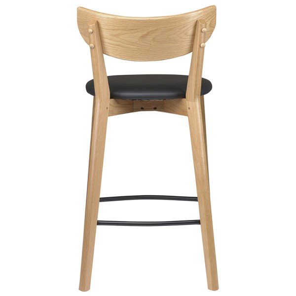 Стул барный Unique Furniture Pero PU-кожа черный