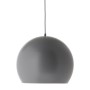 Лампа подвесная Ball D40 см серая матовая, серый шнур