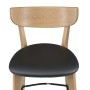 Стул барный Unique Furniture Pero PU-кожа черный