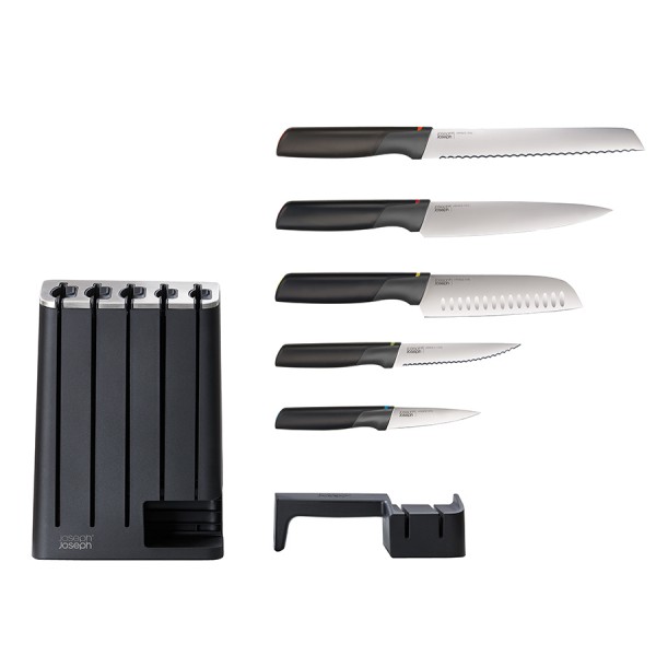 Набор из 5 ножей Elevate Knives в подставке с ножеточкой