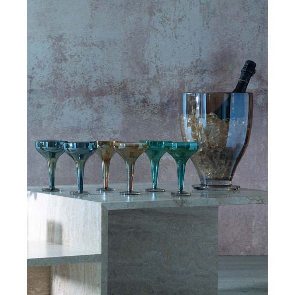 Набор из 2 бокалов для шампанского Signature Epoque 150 мл, сапфир