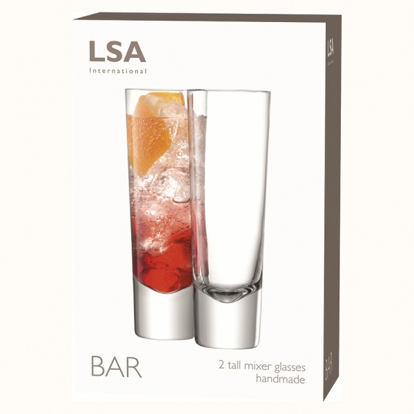 Набор из 2 высоких стаканов для коктейлей LSA Bar 310 мл