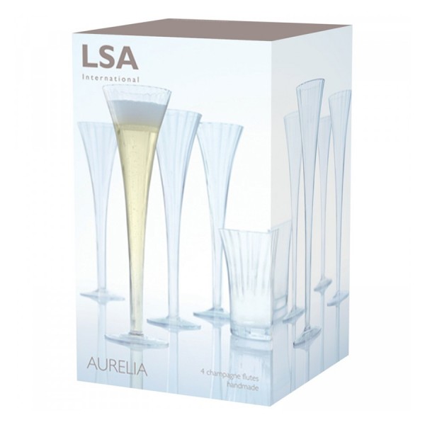 Набор бокалов для шампанского LSA Aurelia 200 мл, 4 шт