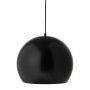Лампа подвесная Ball D40 см черная матовая, черный шнур