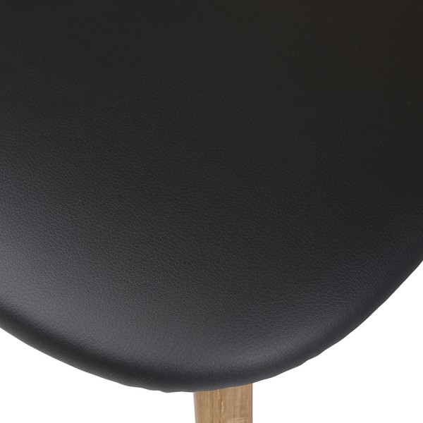 Стул барный Unique Furniture Pero PU-кожа черный