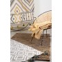 Ковер из хлопка с этническим узором Ромбы и кисточками из коллекции Ethnic, 70х160 см
