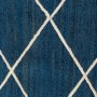 Ковер из джута темно-синего цвета с геометрическим рисунком Ethnic, 120x180 см