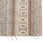 Ковер из хлопка, шерсти и джута с геометрическим орнаментом из коллекции Ethnic, 120х180 см