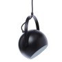 Лампа потолочная Ball с подвесом D40 см, черная матовая