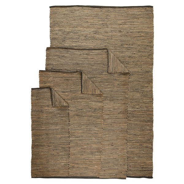 Ковер из джута с орнаментом Зигзаг Ethnic, 160х230 см