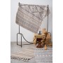 Ковер из хлопка с контрастным орнаментом и бахромой Ethnic, 120х180 см