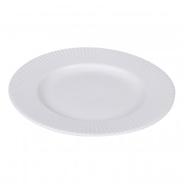 Набор тарелок Soft Ripples, D21 см, белые, 2 шт.