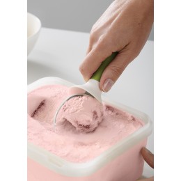 Порционная ложка для мороженого Dimple зеленая