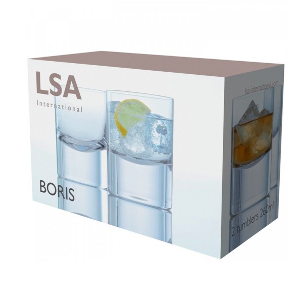 Набор из 2 стаканов LSA International Boris 250 мл