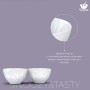 Набор чаш Snoozy & Tasty, 200 мл, белый, 2 шт.