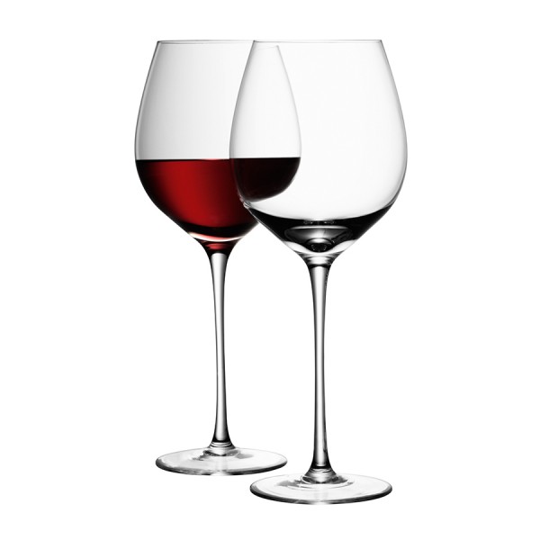 Набор из 4 бокалов для красного вина с подставками Wine 750 мл