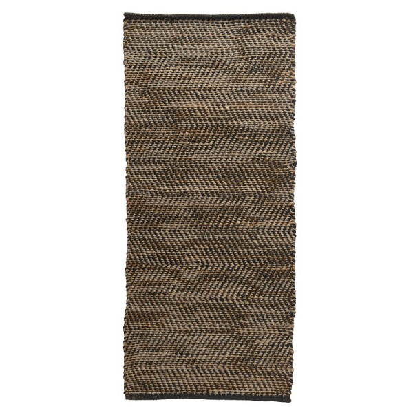 Ковер из джута с орнаментом Зигзаг Ethnic, 70х160 см