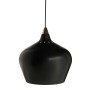 Лампа подвесная Cohen Small D16 см черная матовая, черный шнур