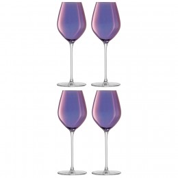 Набор бокалов для шампанского Aurora, 285 мл, фиолетовый, 4 шт.