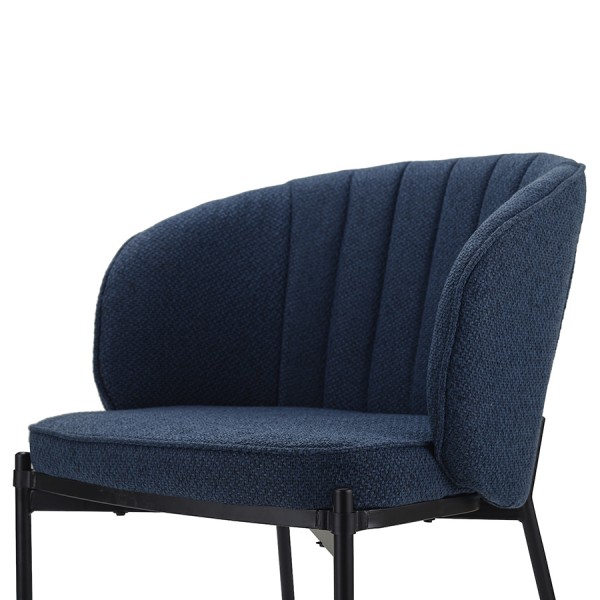 Кресло Coral темно-синее