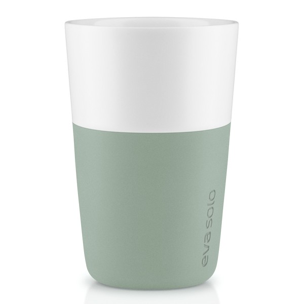 Чашки для латте 2 шт 360 мл светло-зеленый