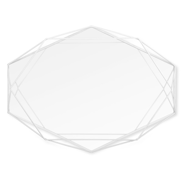 Зеркало декоративное Prisma белое