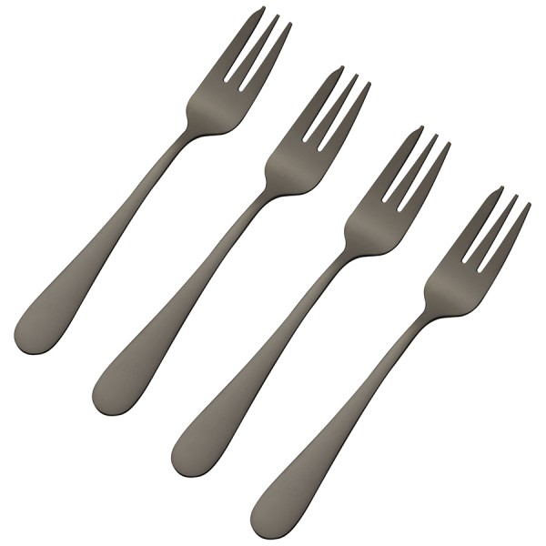 Набор из 4 десертных вилок Select Grey