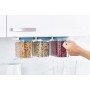 Набор из 3 подвесных контейнеров для хранения CupboardStore 1,3 л темный опал