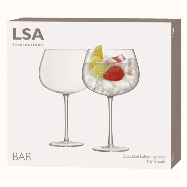 Набор из 2 круглых бокалов для коктейлей LSA Bar 710 мл