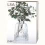 Ваза LSA Pleat 26 см прозрачная