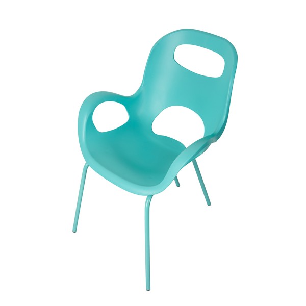 Стул дизайнерский OH Chair морская волна