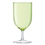 Набор из 2 бокалов для воды и вина LSA Hint 400 мл зелёный