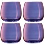 Набор бокалов Aurora, 370 мл, фиолетовый, 4 шт.