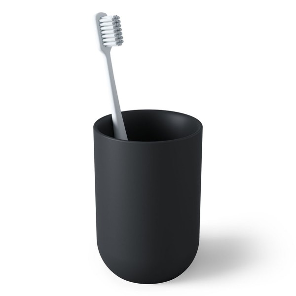 Органайзер-стакан для зубных щеток Junip черный