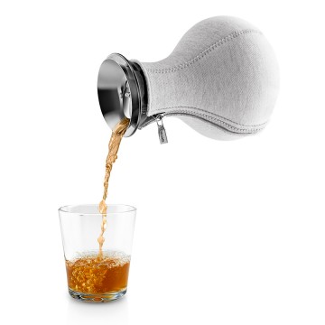 Чайник заварочный Tea Maker в неопреновом чехле 1л светло-серый