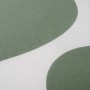 Подушка декоративная из хлопка мятного цвета с авторским принтом из коллекции Freak Fruit, 30х50 см