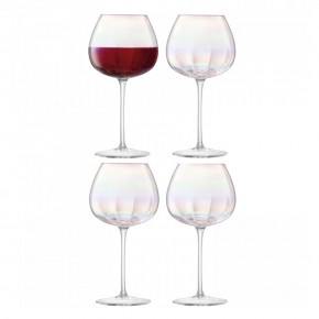 Набор из 4 бокалов для красного вина LSA International Pearl 460 мл
