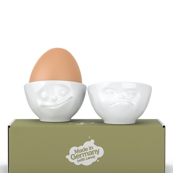 Набор подставок для яиц Happy & HMPFF, 2 шт, белый