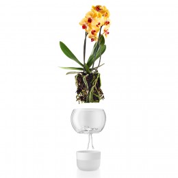 Горшок для орхидеи с функцией самополива D15 см белый