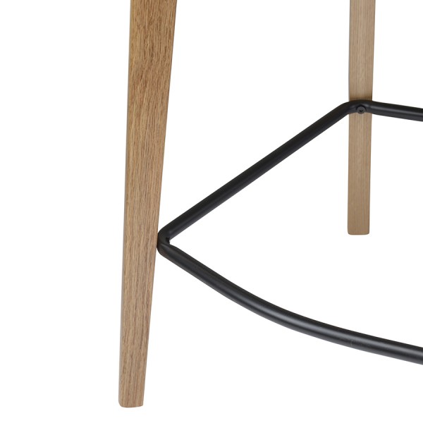 Стул барный Unique Furniture Pero PU-кожа черный