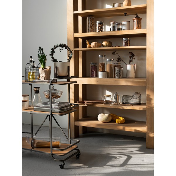 Банка для хранения Smart Solutions, 1,15 л, коричневая