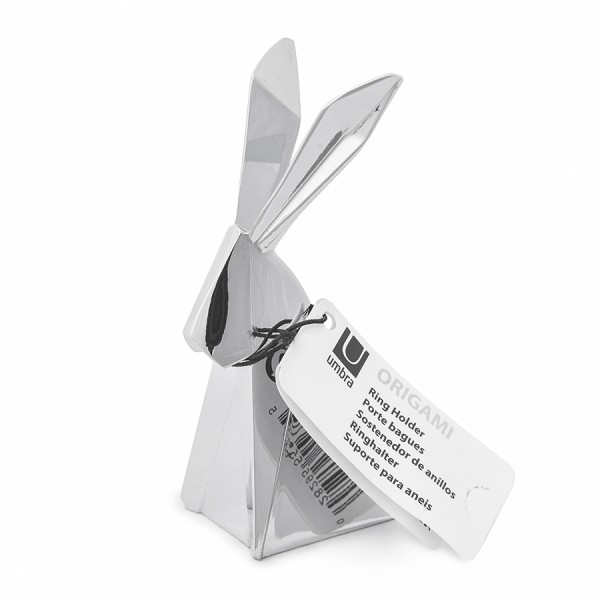 Держатель для колец Origami кролик хром