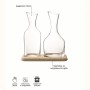 Набор кувшинов для вина и воды на подставке LSA Wine 1.2 л/1.4 л