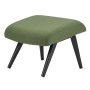 Кресло с подставкой для ног и подушкой Bridjet, зеленое